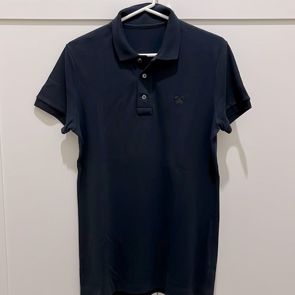Tシャツ・カットソー BOTTEGA VENETA Midnight Blue Cashmere Polo Shirt Bottega Veneta Midnight Blue Cashmere Polo Shirt Bottega Veneta